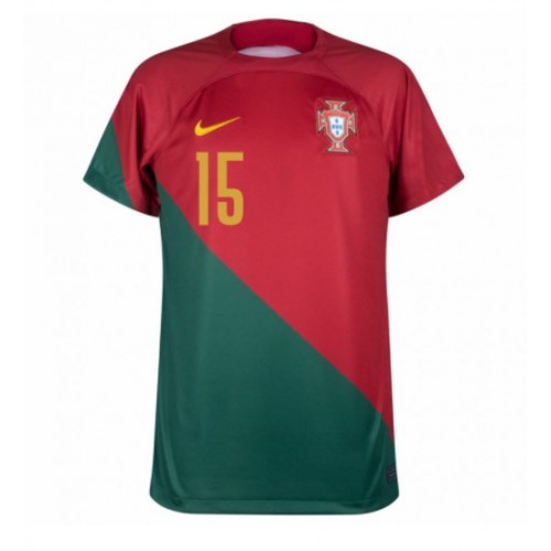 Portugal Rafael Leao #15 Hjemmebanetrøje VM 2022 Kort ærmer